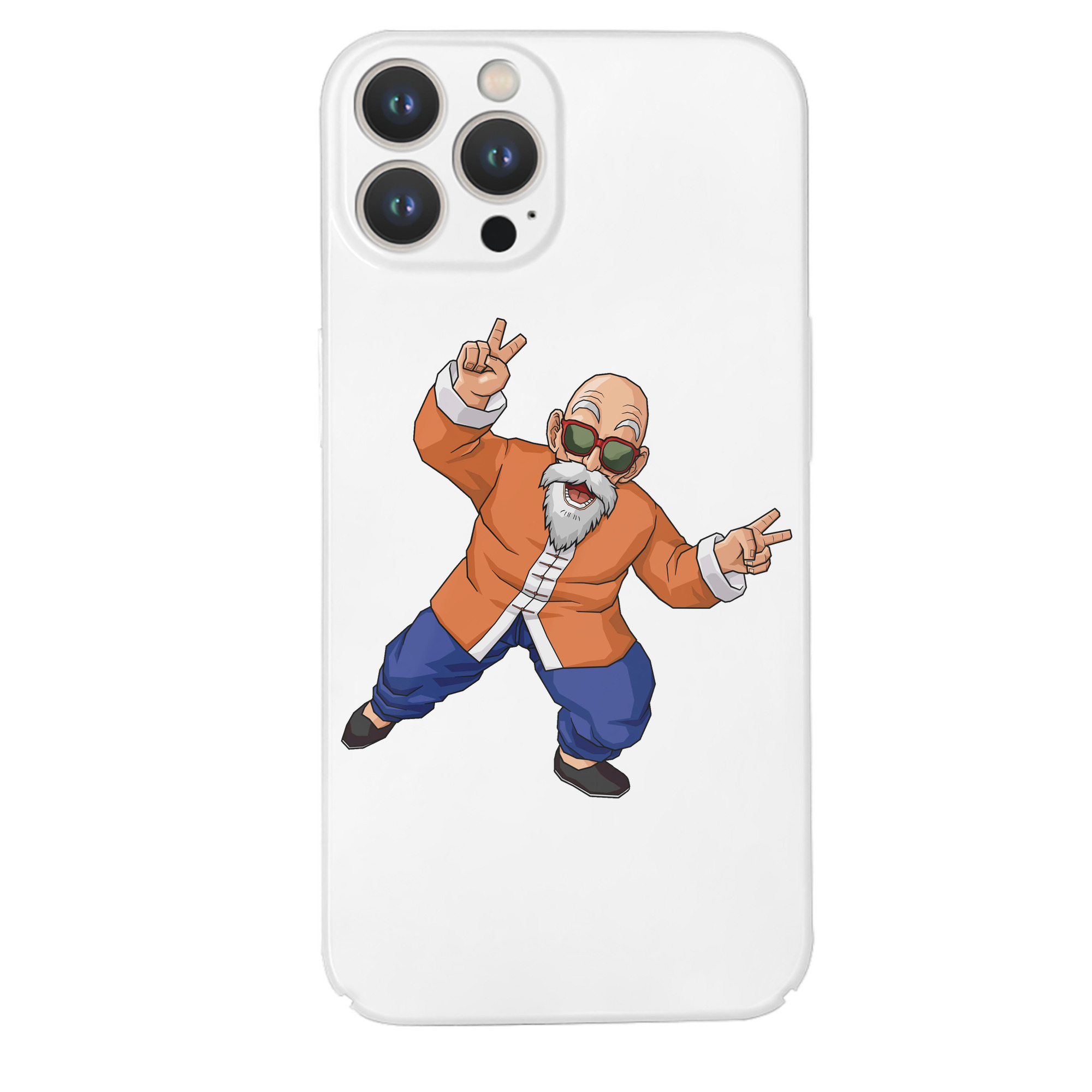 （画像用） ドラゴンボール 亀仙人（かめせんにん） DRAGON BALL Master Roshi Kame Sennin 【iPhone 14シリーズ対応】ハードケース